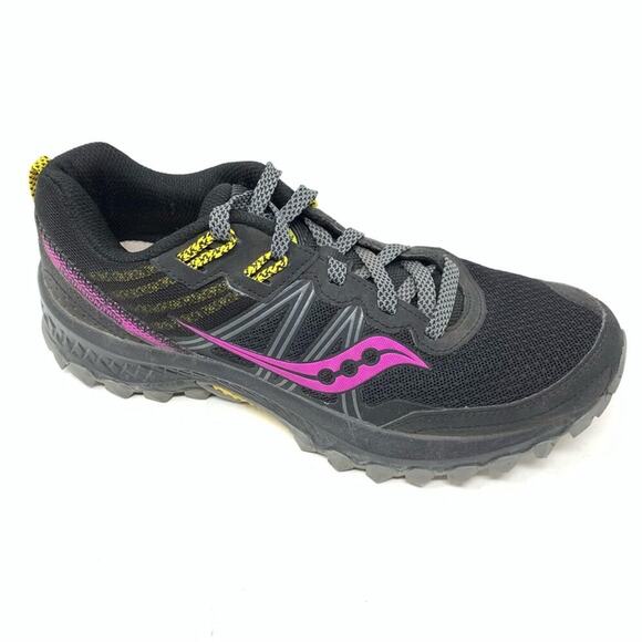 Saucony Womens Excursion TR 14 S10584-18 Black Running Shoes Sneakers Size 8 - Picture 1 of 9